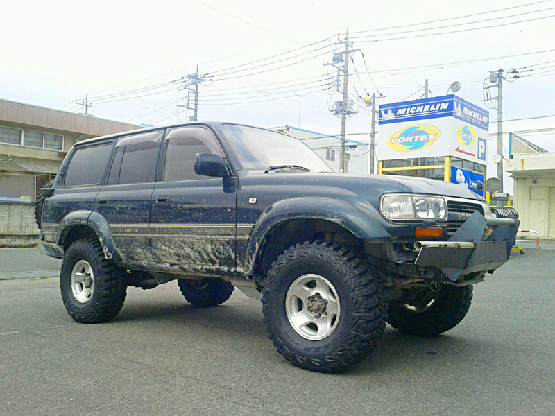 [TOYOTA LAND CRUISER 80]WHEEL LAND CRUISER 純正 TIRE GOOD YEAR WRANGLER MT/R with Kevlar 315/75R16　